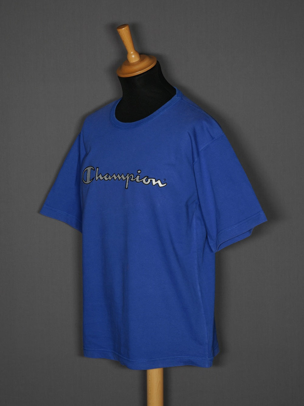 Vintage Champion T-Shirt blau - M-L