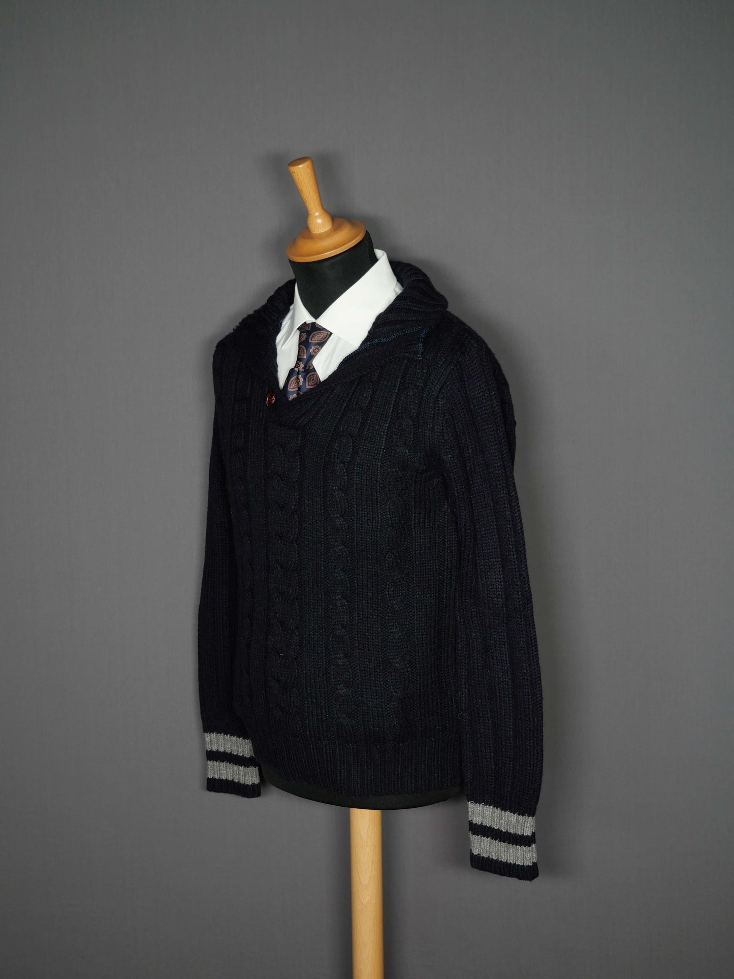 Pullover / Cardigan dunkelblau - S