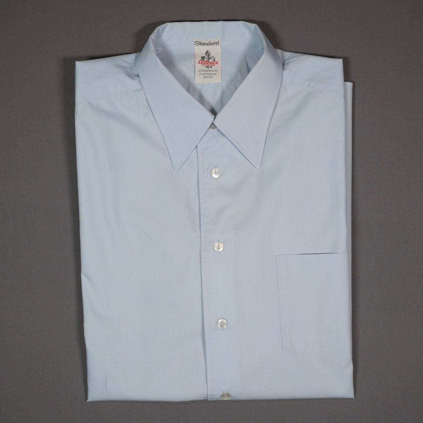 Kurzarmhemd blau - XL