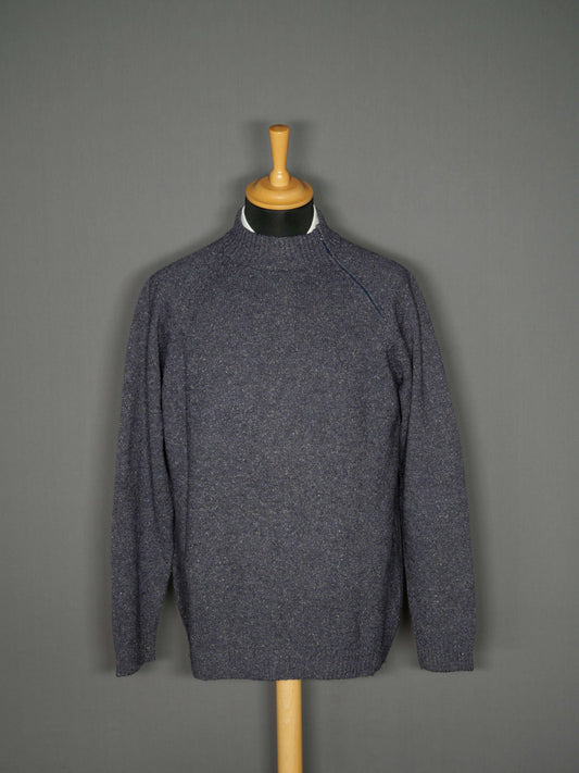 Turtleneck Pullover grau - L