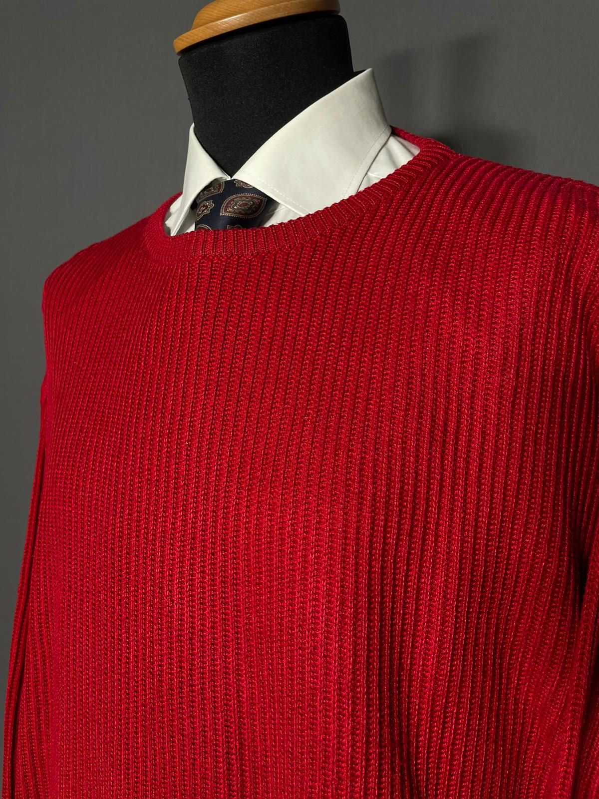 Vintage Pullover rot - XL