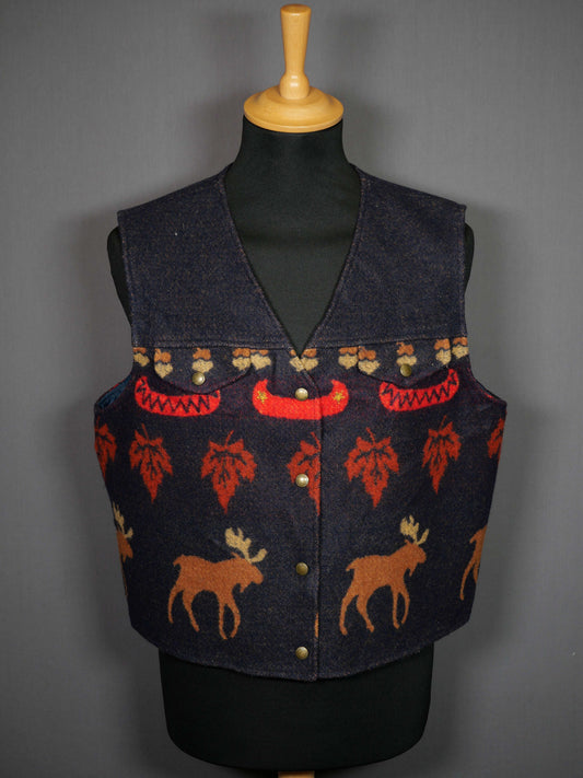 Vintage Pendelton Wollweste Muster - L