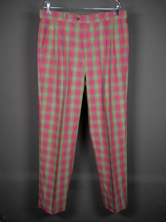 Vintage Lacoste Hose Doppelte-Bundfalte 36X33