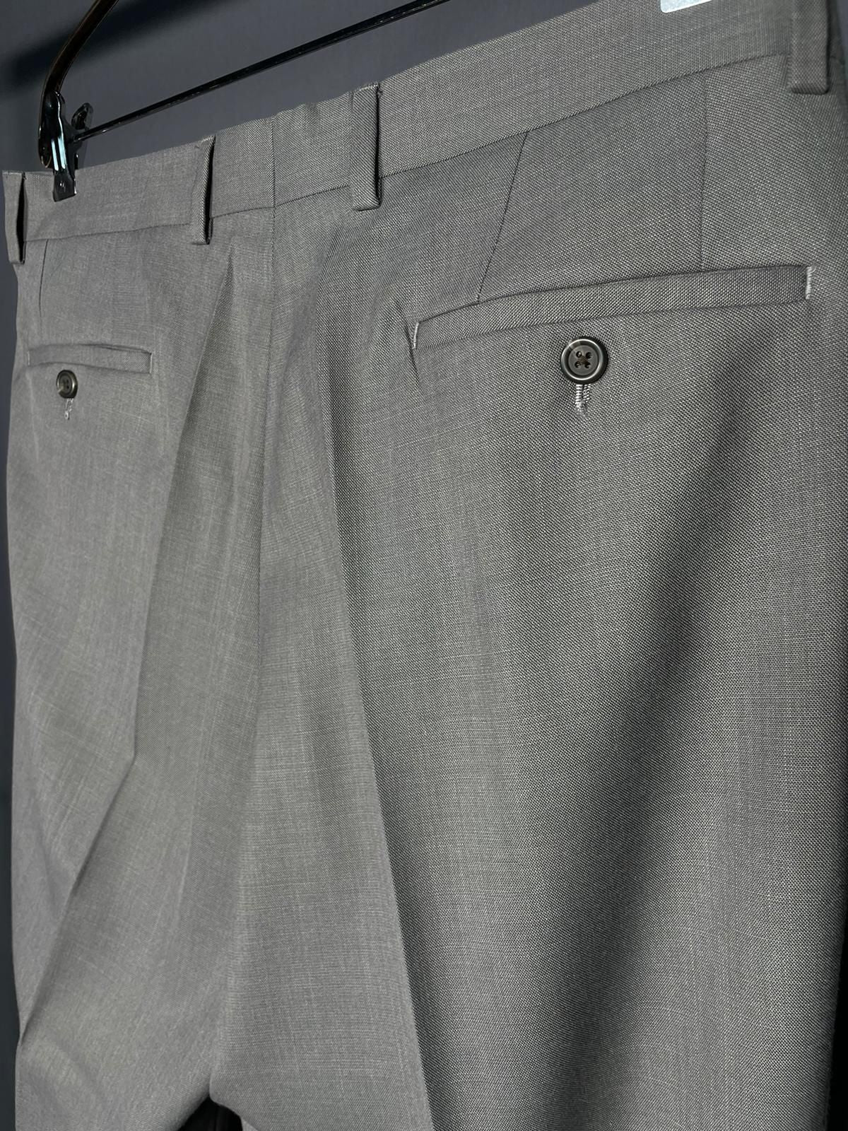 Lauren Ralph Lauren Hose grau mit Umschlag 34X31