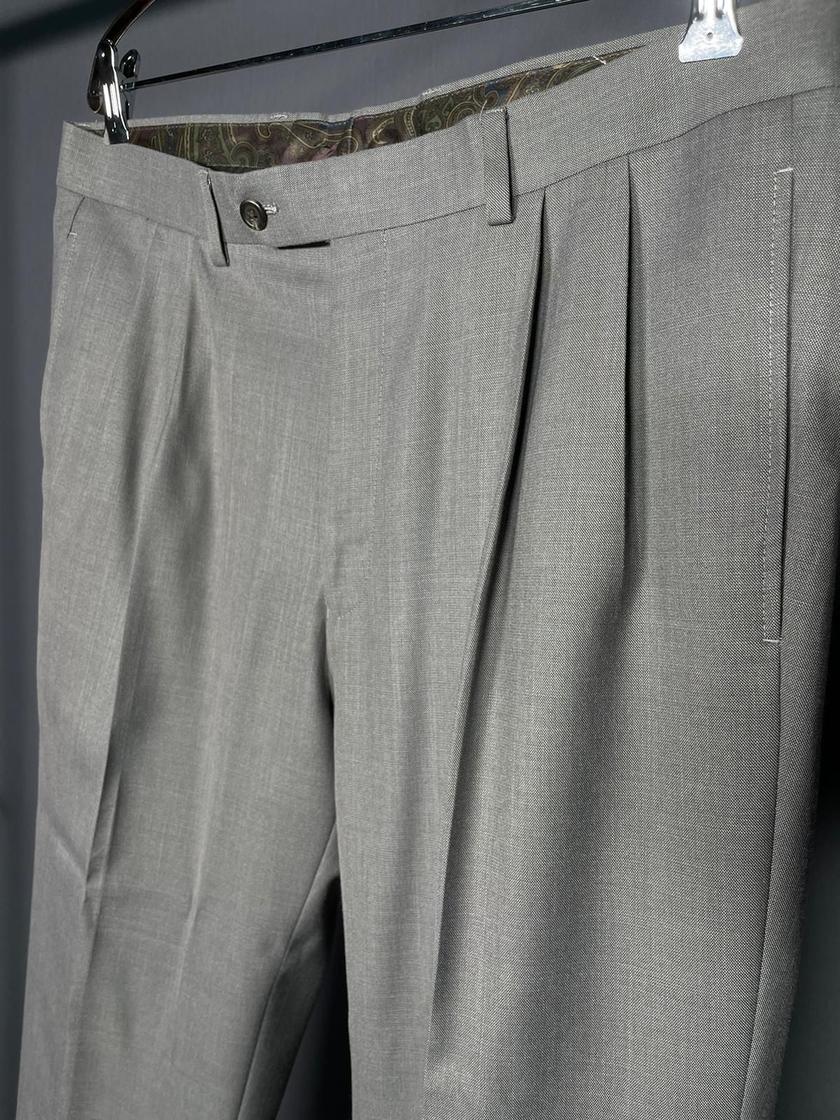 Lauren Ralph Lauren Hose grau mit Umschlag 34X31