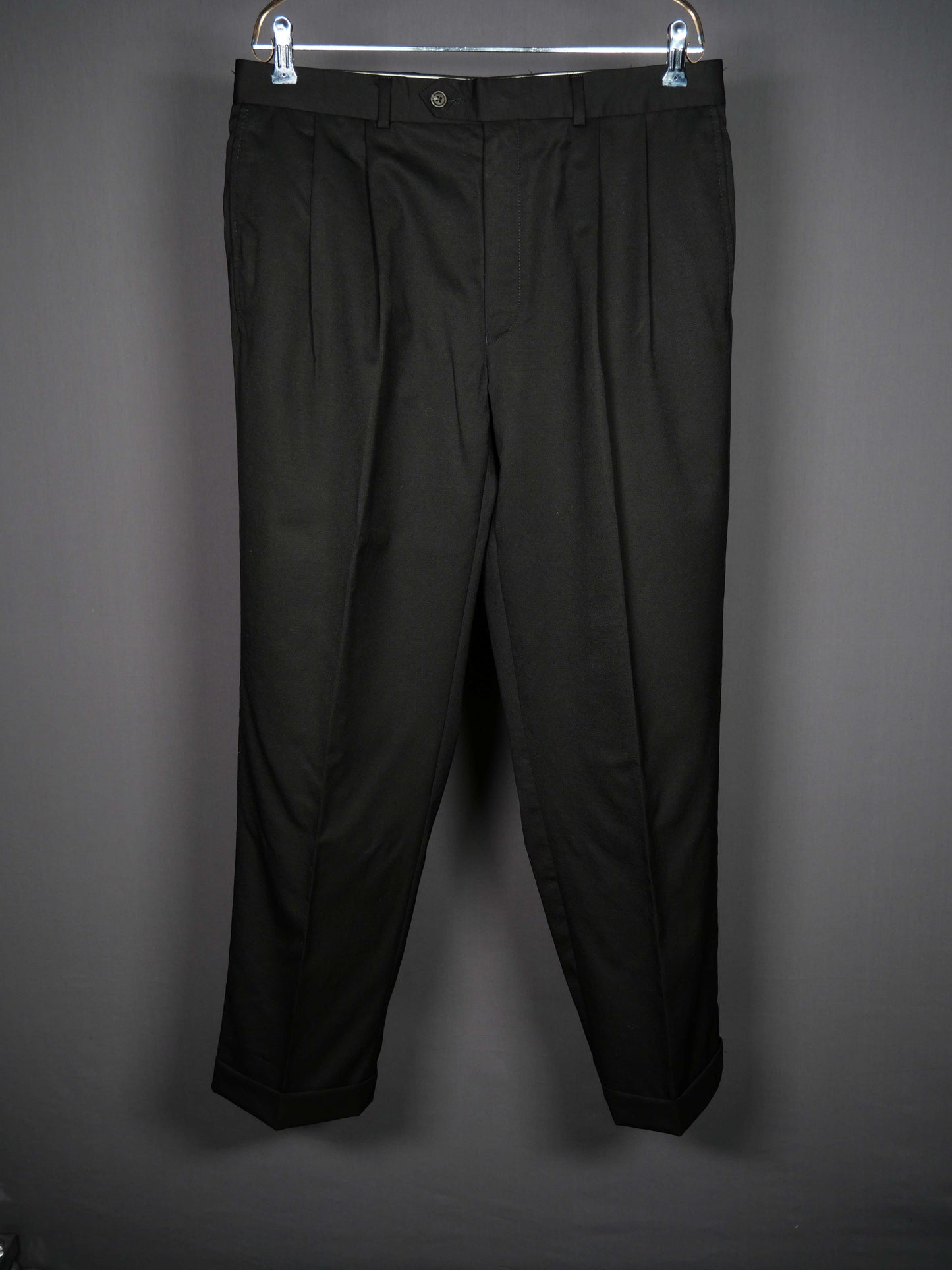 Lauren Ralph Lauren Kaschmir-Woll Hose schwarz 34X30