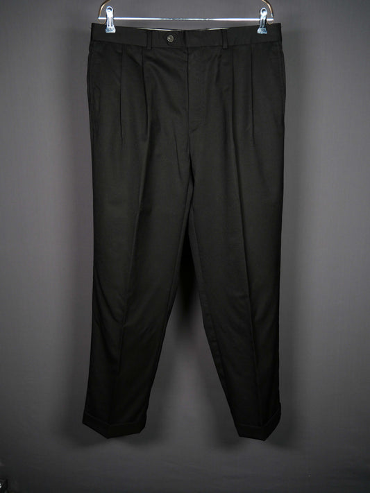 Lauren Ralph Lauren Kaschmir-Woll Hose schwarz 34X30