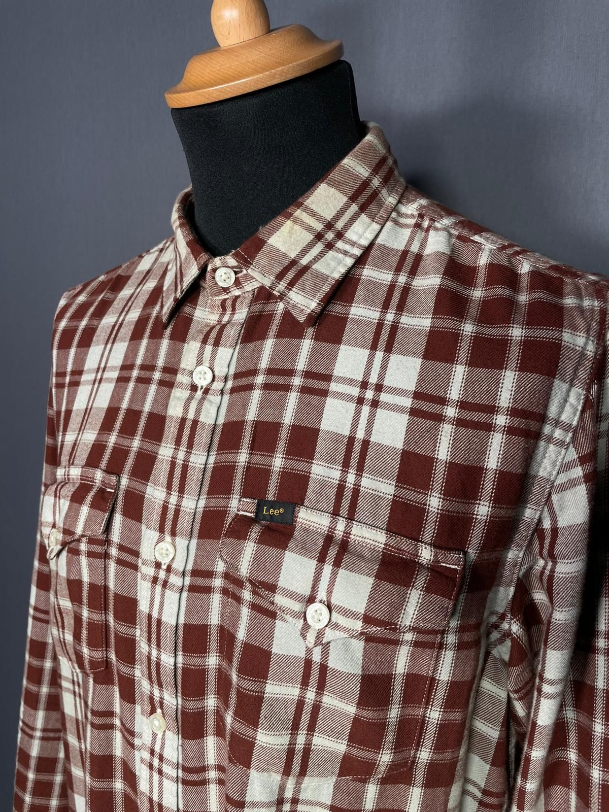 Lee Westernshirt kariert - 16.5/L