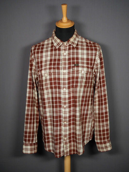 Lee Westernshirt kariert - 16.5/L