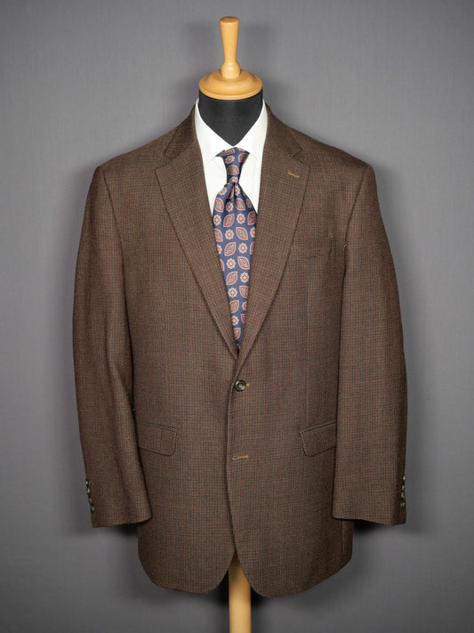 Chaps (RL) Zweiknopf-Sakko braun kariert - 50/L
