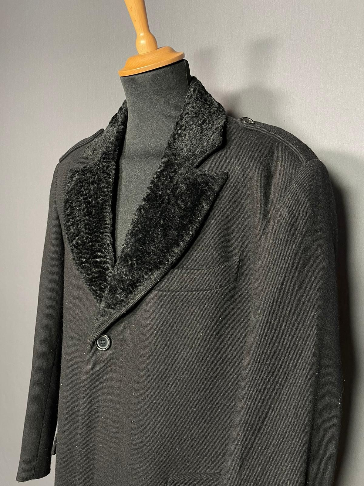 Vintage Mantel schwarz - XL