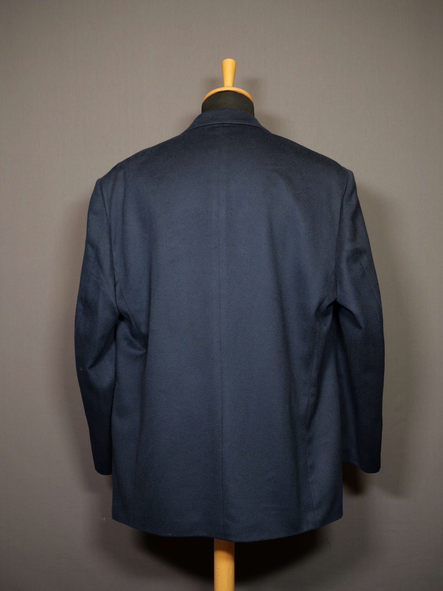 Vintage Kaschmir Zweireiher Sakko blau - XXL