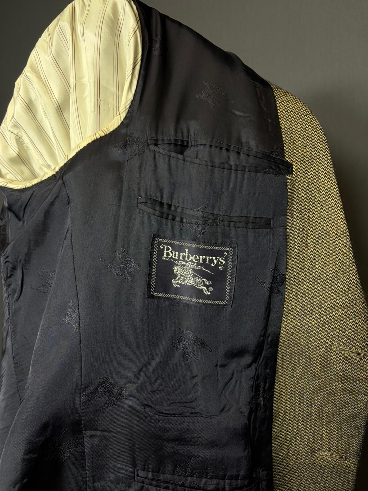 Vintage Burberrys Sakko beige blau - L