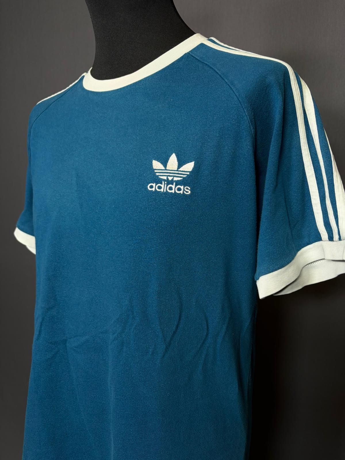 Adidas T-Shirt blau - M