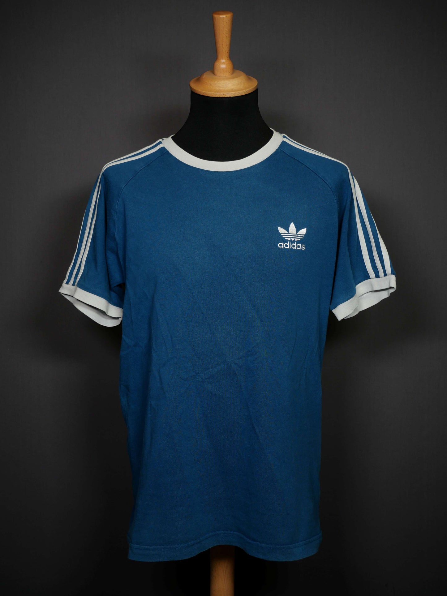 Adidas T-Shirt blau - M