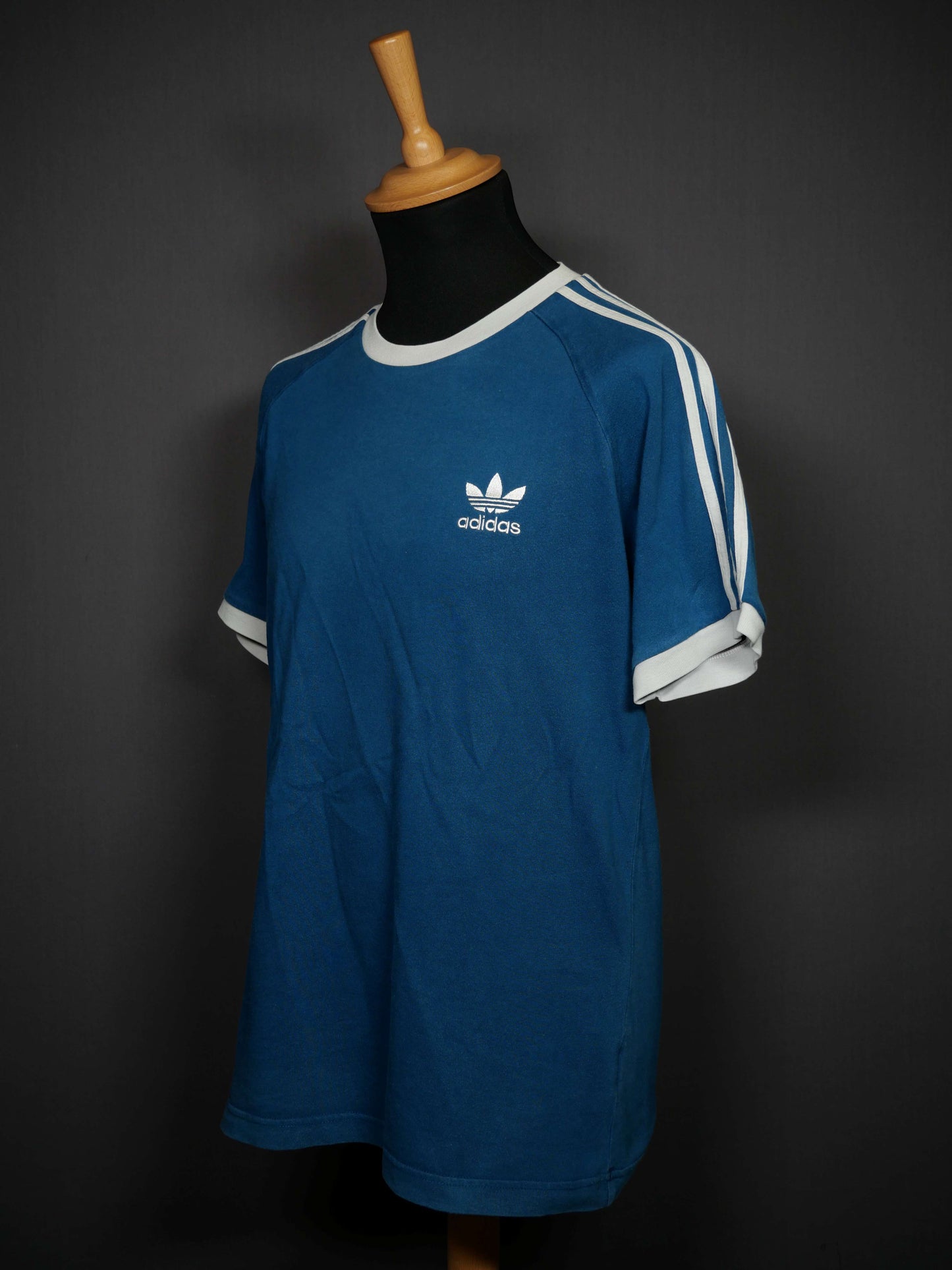 Adidas T-Shirt blau - M