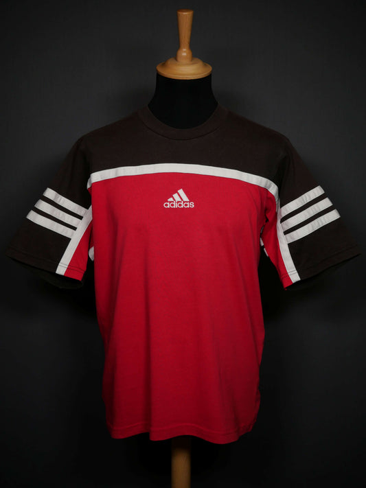 Vintage Adidas T-Shirt rot - M