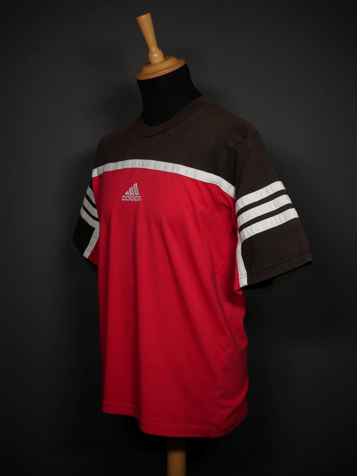 Vintage Adidas T-Shirt rot - M