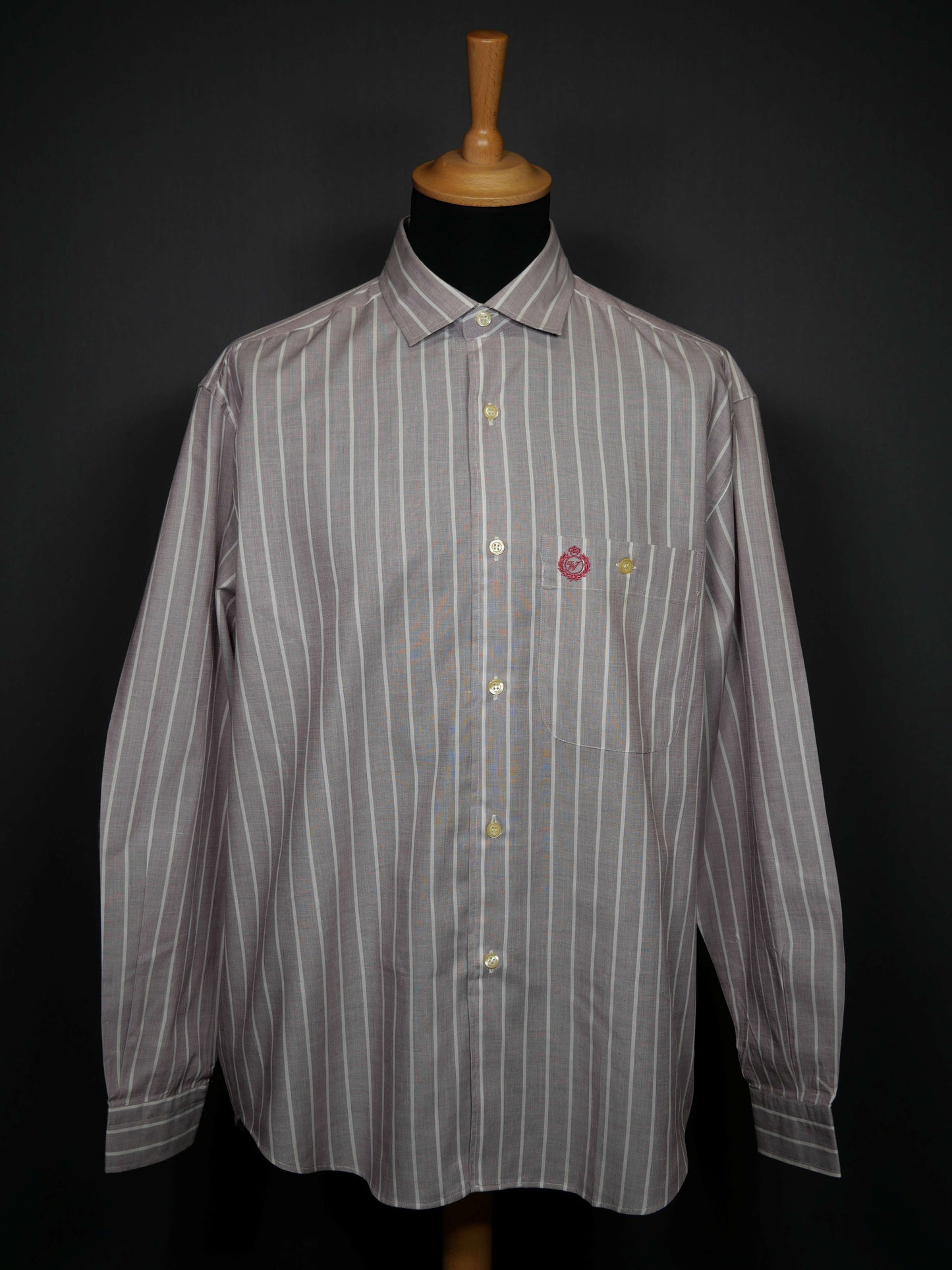Vintage Hemd gestreift - L