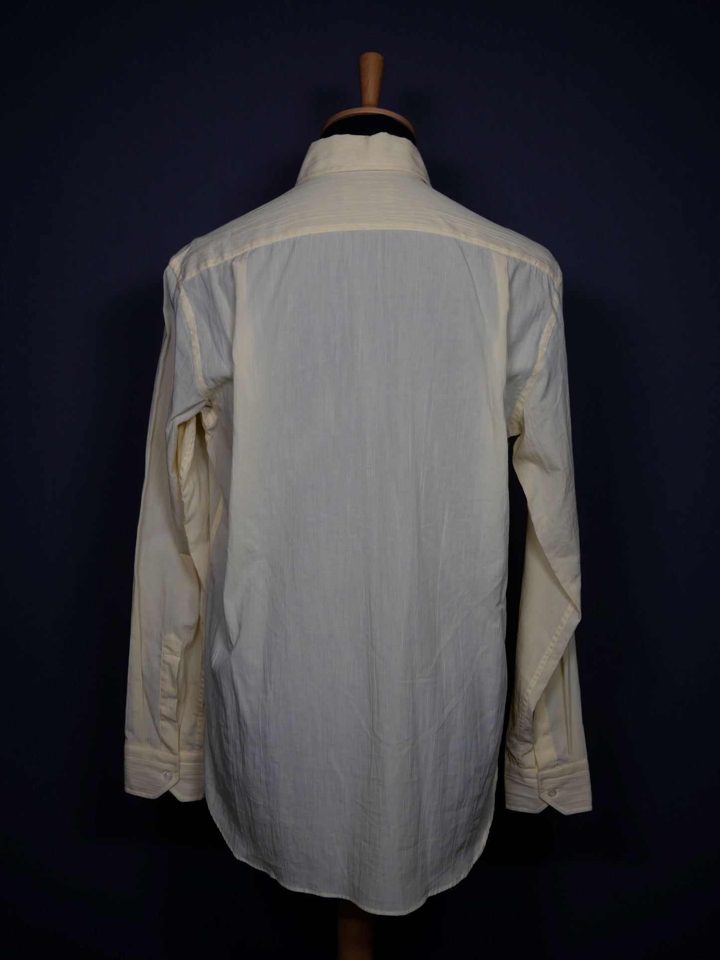 Leichtes Vintage Hemd gelb - M