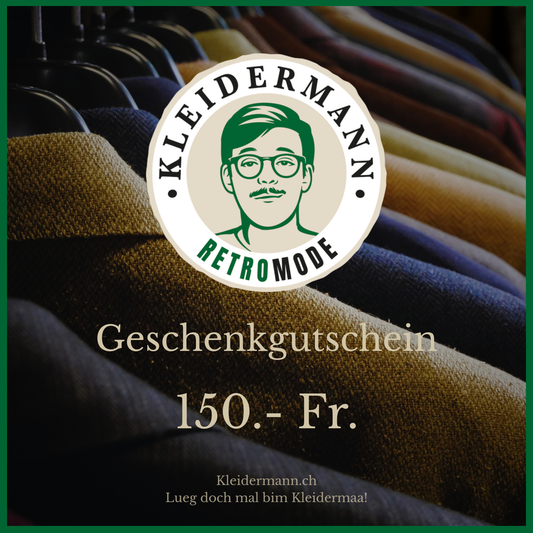 Geschenk-Gutschein 150 Franken